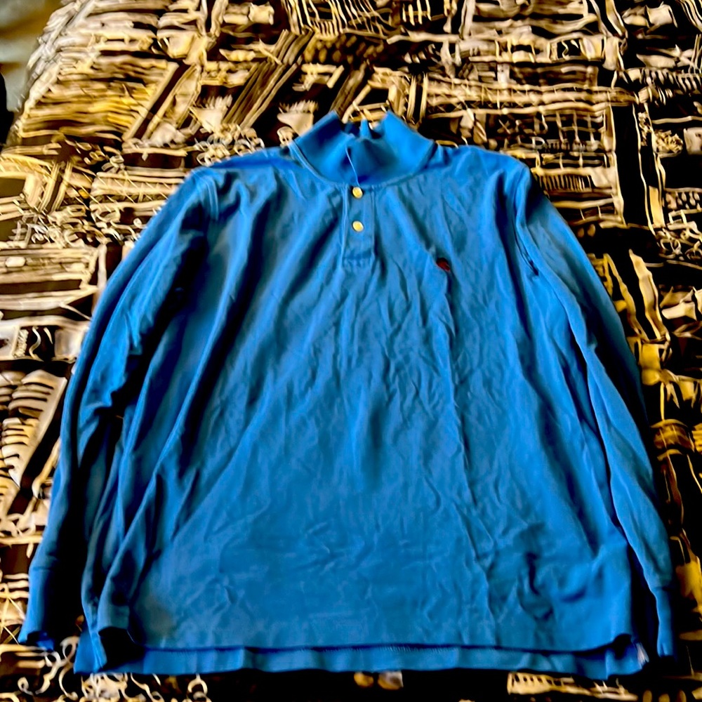 Brooks Brothers Slim Fit LS Polo, Size XL
